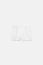 Short brodé en lin ZW Collection