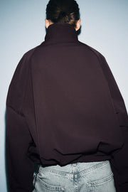 Bomber oversize à fermeture zippée