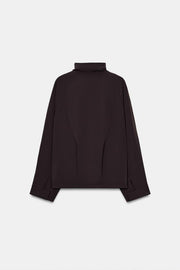 Bomber oversize à fermeture zippée