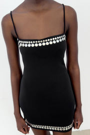 Robe mini à clous