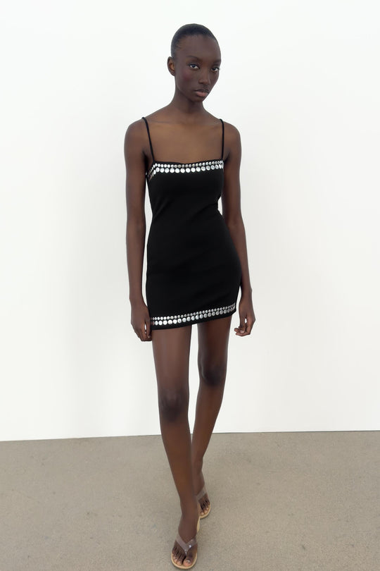 Robe mini à clous