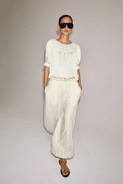 Pantalon bouffant à rayures ZW Collection