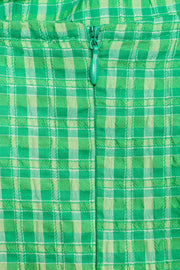 Robe courte à carreaux vichy