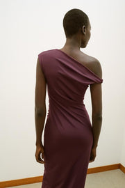 Robe midi asymétrique