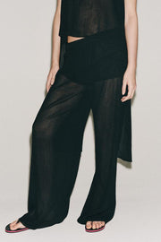 Pantalon droit fluide