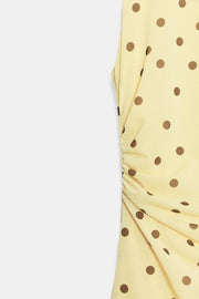 Robe fluide à pois