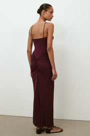 Robe corset drapée