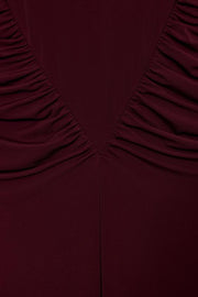 Robe corset drapée