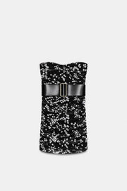 Robe à pois avec ceinture
