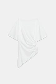 Top drapé asymétrique