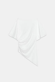Top drapé asymétrique