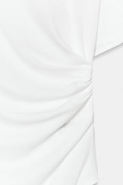 Top drapé asymétrique