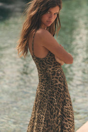 Robe en tulle imprimé animalier