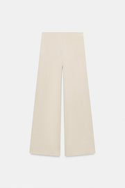 Pantalon droit piqué à boutons