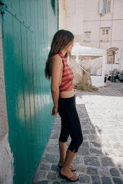 Pantalon capri extensible