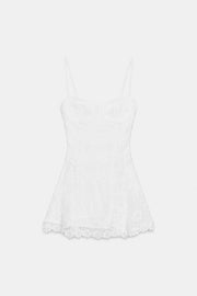 Robe courte au crochet