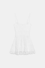 Robe courte au crochet