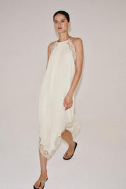 Robe contrastée en dentelle ZW Collection