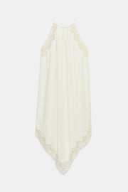 Robe contrastée en dentelle ZW Collection