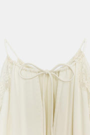 Robe contrastée en dentelle ZW Collection