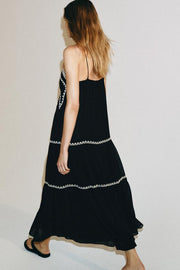 Robe longue brodée ZW Collection