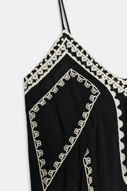 Robe longue brodée ZW Collection