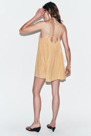 Robe mini texturée à volume