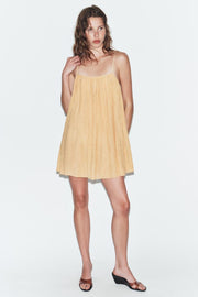 Robe mini texturée à volume