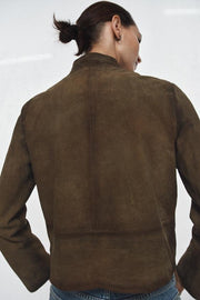 Blouson 100 % cuir ZW Collection Édition limitée