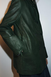 Blazer croisé en cuir ZW Collection Édition limitée