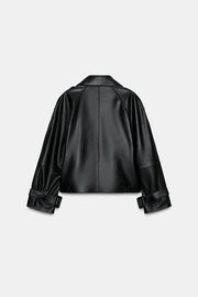 Blouson 100 % cuir ZW Collection Édition limitée