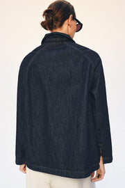 Veste en denim à brandebourgs ZW Collection