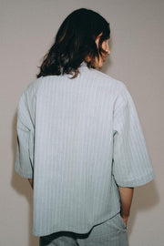Veste en denim à brandebourgs ZW Collection