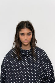 Veste bouffante à pois