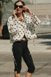 Veste à pois
