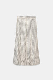 Jupe midi à pois ZW Collection