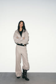 Blouson doux à capuche