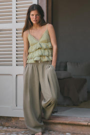 Pantalon fluide longueur cheville