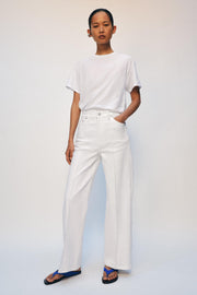 Jean ZW Collection à jambe large taille haute