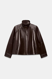 Veste bomber 100 % cuir ZW Collection