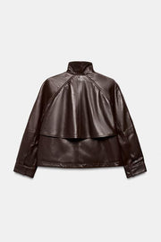 Veste bomber 100 % cuir ZW Collection
