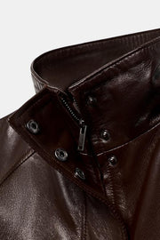 Veste bomber 100 % cuir ZW Collection