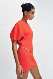 Jupe mini en maille