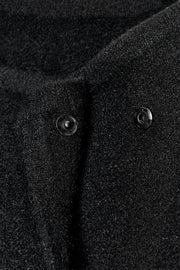 Veste bomber croisée en maille