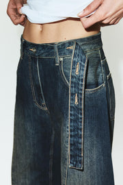 Jean TRF oversize taille mi-haute