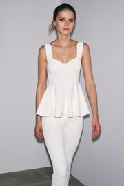 Pantalon coupe évasée extensible