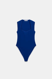 Body décolleté carré extensible