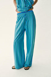 Pantalon palazzo à rayures