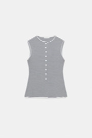 Top façon gilet à boutons