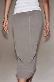 Jupe midi fluide